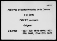 1er janvier 1583-18 avril 1628
