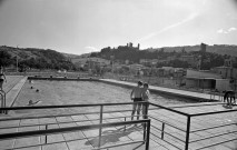 Bourdeaux.- La piscine