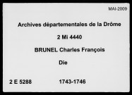 10 août 1743-29 mars 1746