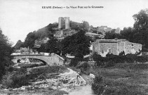 Grâne.- Le vieux pont sur la Grenette.