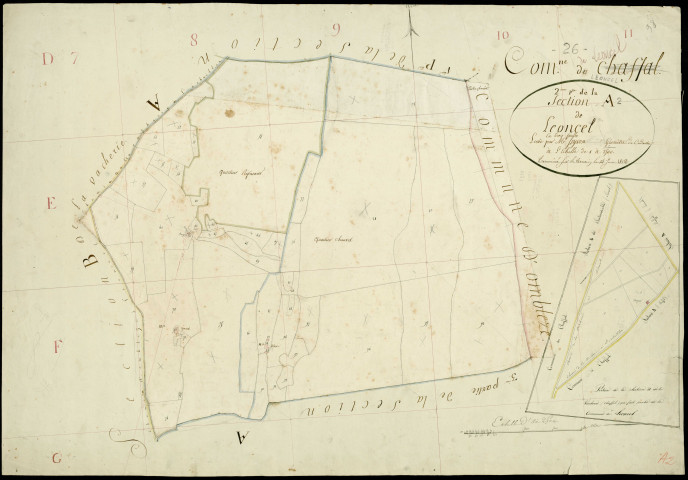 Section A2, Léoncel. B, Vacherie (la).