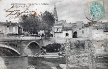 Vue du village et de la Drôme.