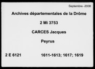 1er janvier 1611-1er janvier 1619
