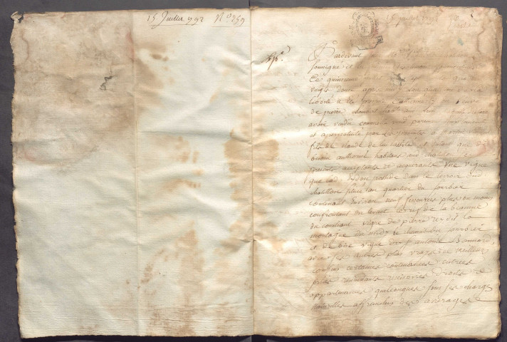 15 juillet 1792-22 mars 1793