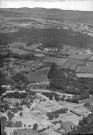 Montjoyer. - Vue aérienne de l'abbaye Notre Dame d'Aiguebelle.