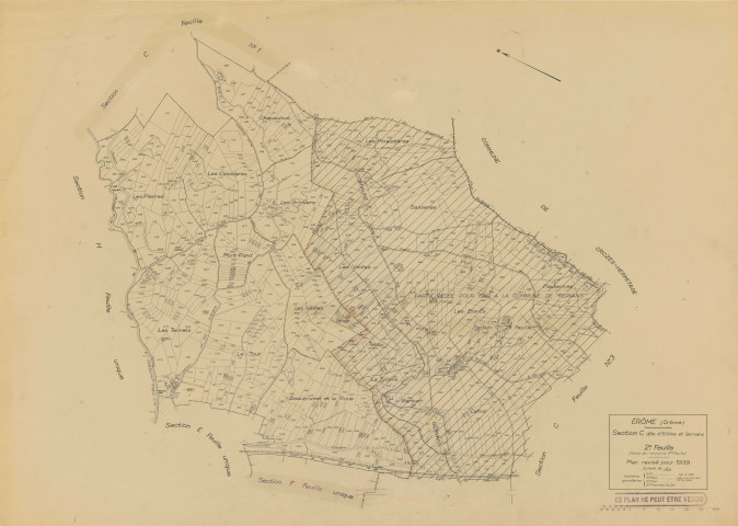 C2, Erôme et Gervans. 1939-1949.