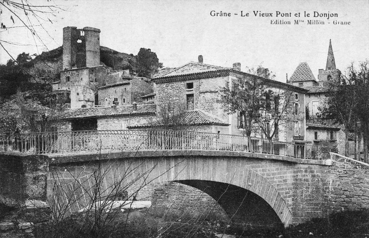 Grâne. - Pont sur la Grenette.