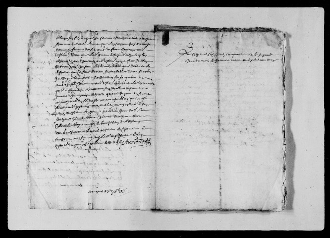 2 janvier 1650-16 janvier 1661