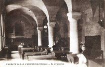 La salle de lecture et d'études de l'abbaye.