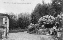 La fontaine du château de Levaux.