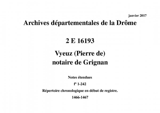 Notes étendues (1466-1467).