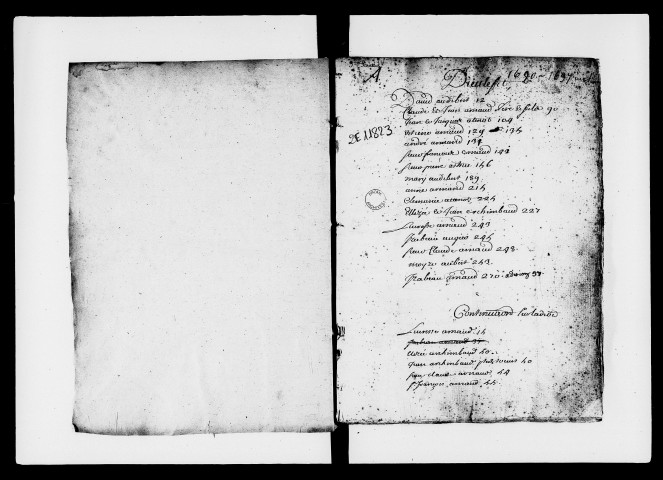 Répertoire général des livres EE-MM (27 décembre 1689-30 décembre 1697).