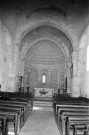 Sainte-Jalle.- La nef et le choeur de l'église Notre-Dame de Beauvert.