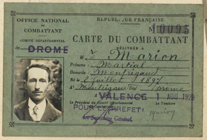 Marion, Martial Joseph Louis