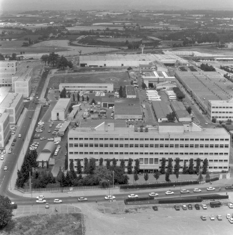 Vue aérienne du quartier de Valence-le-Haut.