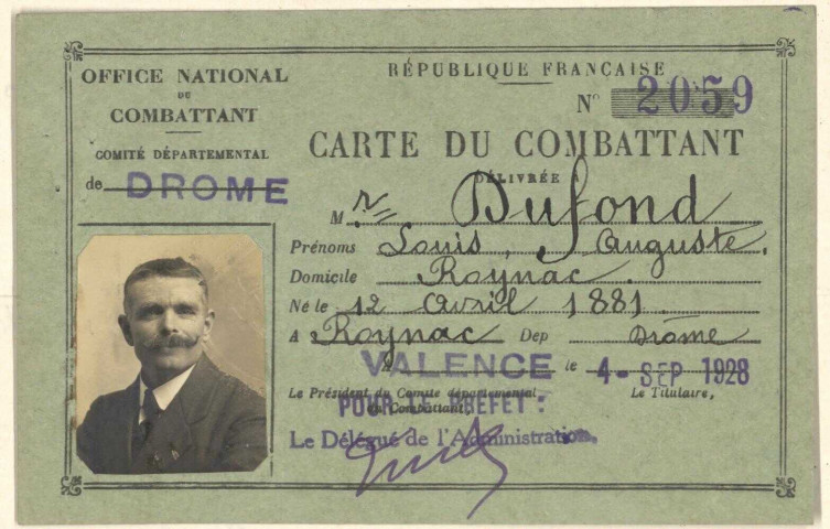 Dufond, Louis Auguste