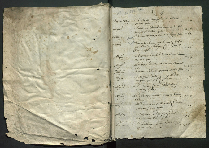 6 janvier 1661-28 novembre 1662