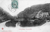 Le pont ferroviaire sur la Galaure.
