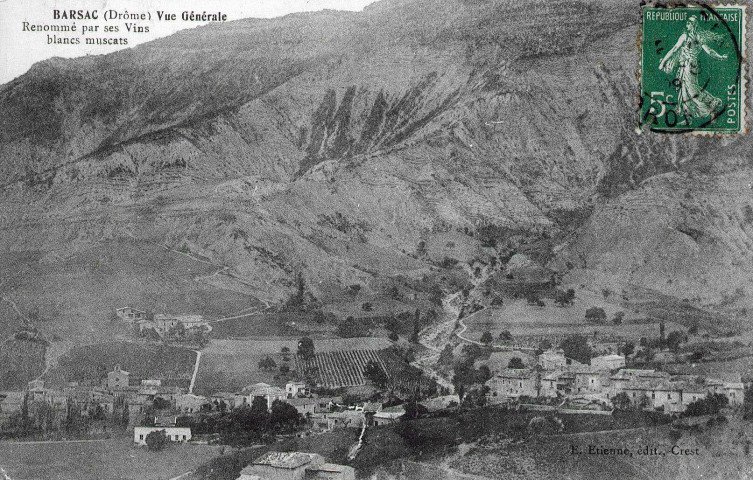 Barsac. - Vue générale du village.