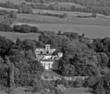 Vue aérienne du château.