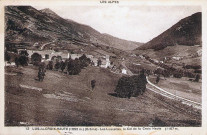 Vue panoramique des hameaux les Lussettes et la Croix-Haute.