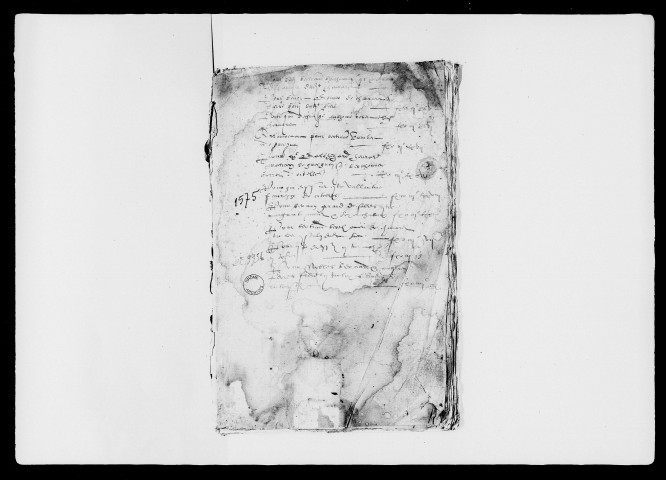 8 janvier 1575-30 septembre 1609