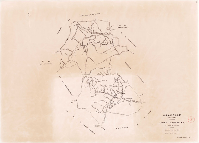 Tableau d'assemblage. 1988.