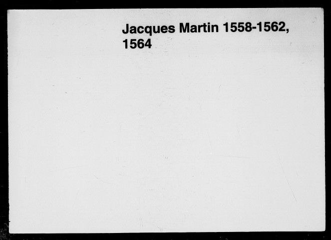 27 décembre 1557-21 décembre 1558