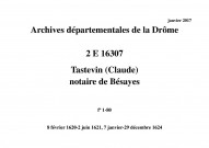 8 février 1620-2 juin 1621, 7 janvier-29 décembre 1624