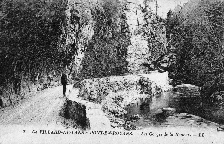 Le Vercors. - Les gorges de la Bourne.