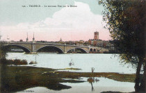 Le pont sur le Rhône.