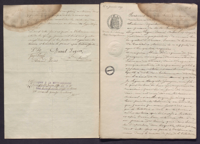 15 janvier-4 décembre 1899