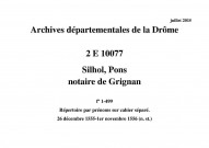 26 décembre 1555-1er novembre 1556 (n. st.)