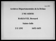 7 décembre 1652-1653