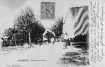 Donzère.- La gare.