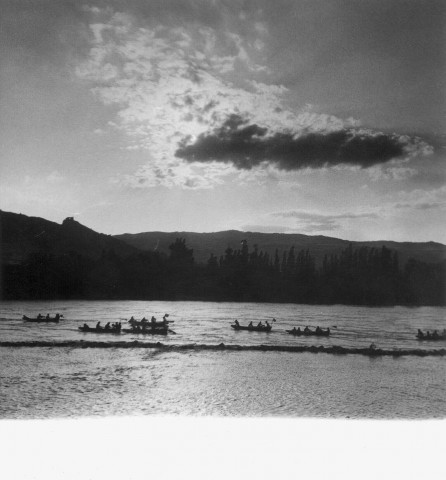 La descente du Rhône le 25 mai 1958.