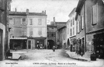 Loriol-sur-Drôme.- L'entrée de la Grande Rue.