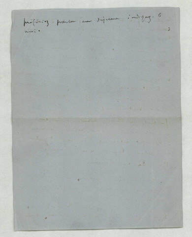 LAS lui demandant s'il a reçu ses lettres pour rédiger un article.