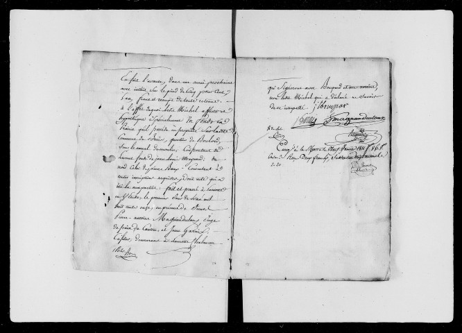 1er janvier-30 juin 1811