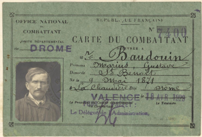 Baudouin, Marius Gustave