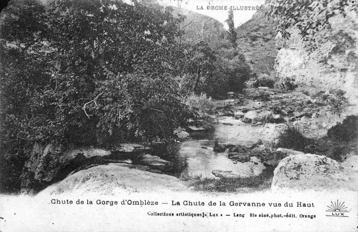 Les gorges d'Omblèze.