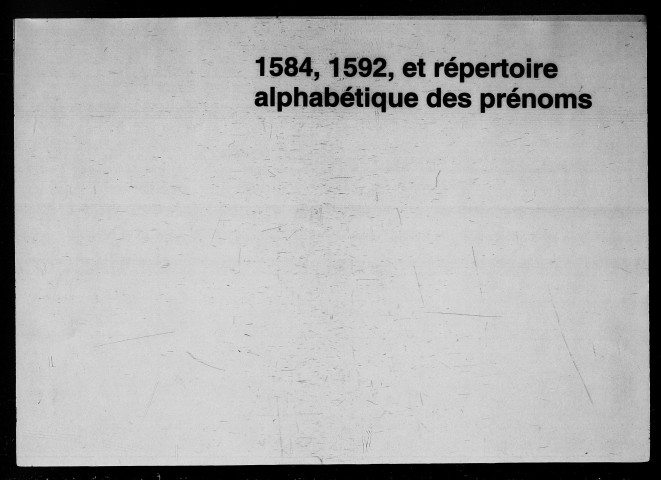 Notes brèves (1er janvier-31 décembre 1571).
