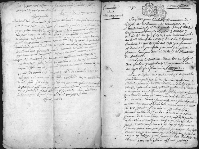 Naissances (1793-an VIII).