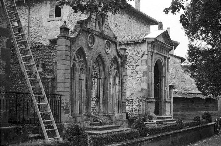 Romans-sur-Isère. - Le Calvaire des Récollets pendant les travaux d'urgence.