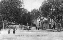 Montélimar.- La place saint-Martin.