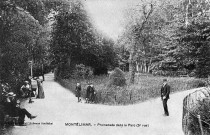 Montélimar.- Promenade au parc public.