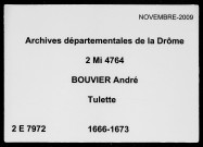 30 août 1666-19 décembre 1673