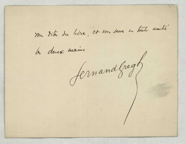 CAS le remerciant pour l’article sur Victor Hugo.