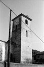 Montclar-sur-Gervanne.- La façade sud de l'église Saint-Jacques et Saint-Philippe du hameau de Vaugelas.