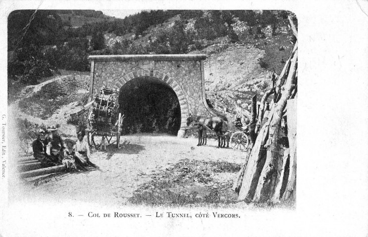 Le tunnel du col du Rousset.